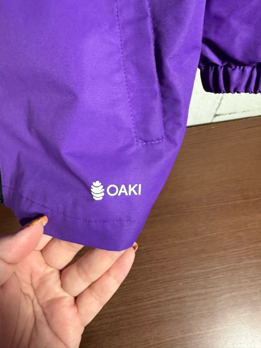 Oaki Kids Waterproof Rain Shell Jacket Size 4/5 - Picture 2 of 5